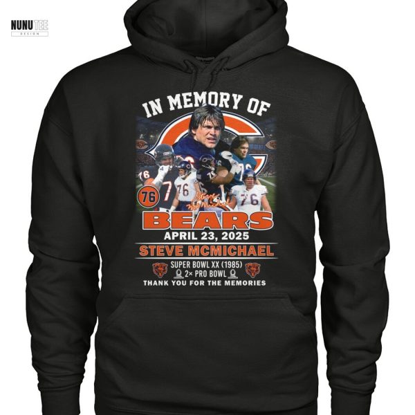 In Memory Of Chicago Bears Steve Mcmichael Thank You For The Memories Unisex T-Shirt