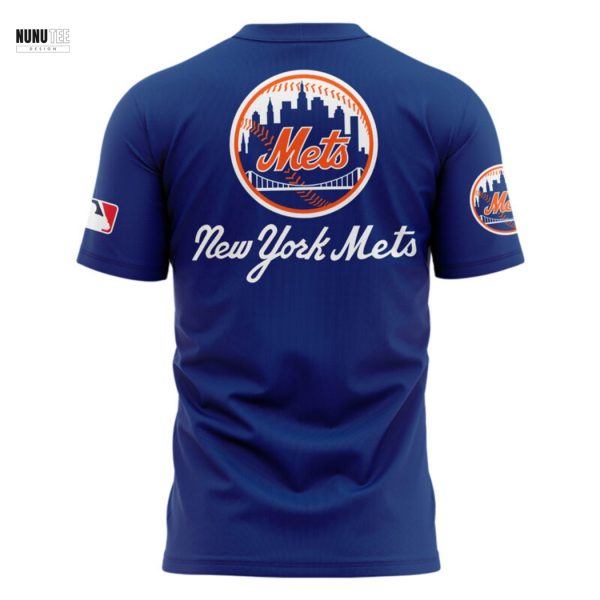 New York Mets OMG 3D T-Shirt – Blue