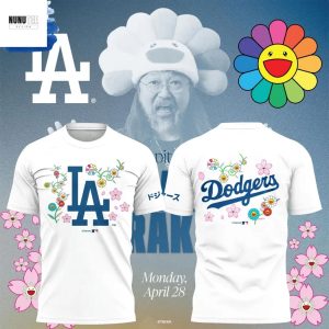 Takashi Murakami x Los Angeles Dodgers Japanese Heritage Night 3D T-Shirt – White