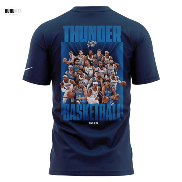 2024-2025 Oklahoma City Thunders Western Conference Champs Finals 3D T-Shirt