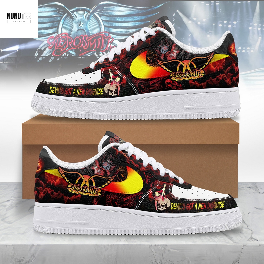 Aerosmith Devils Got A New Disguise Air Force Shoes Aerosmith Devils Got A New Disguise Air Force Shoes