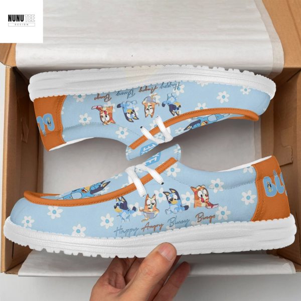 Bluey Happy Angry Bluey Bingo Hey Dude Shoes