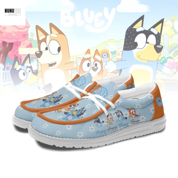 Bluey Happy Angry Bluey Bingo Hey Dude Shoes