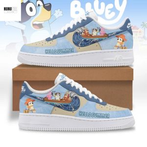 Bluey Hello Summer Air Force Shoes