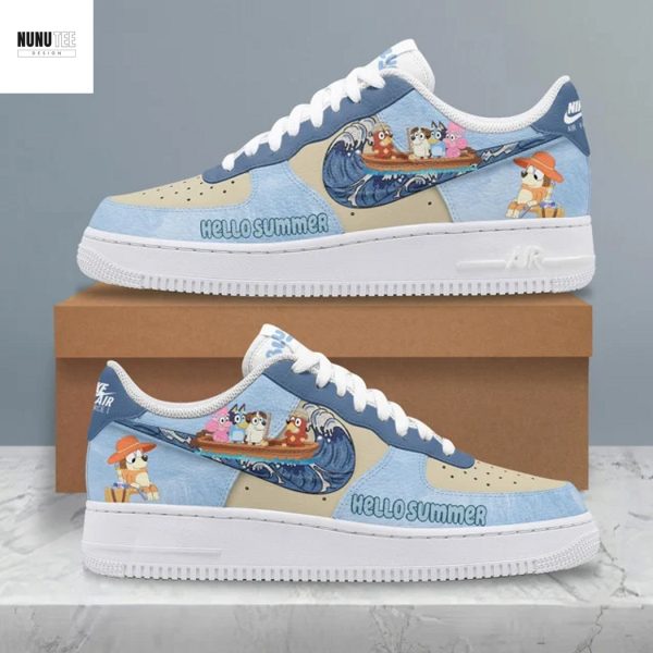 Bluey Hello Summer Air Force Shoes