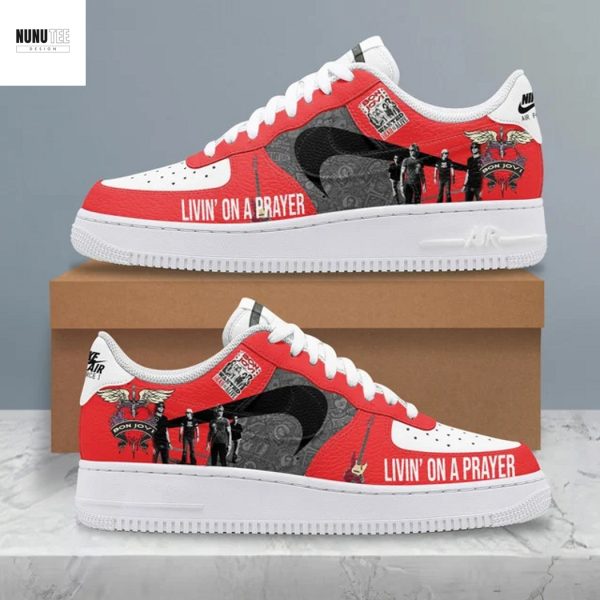 Bon Jovi Livin On A Prayer Air Force 1 Shoes
