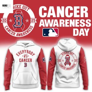 Boston Red Sox Everybody Vs Cancer Hoodie