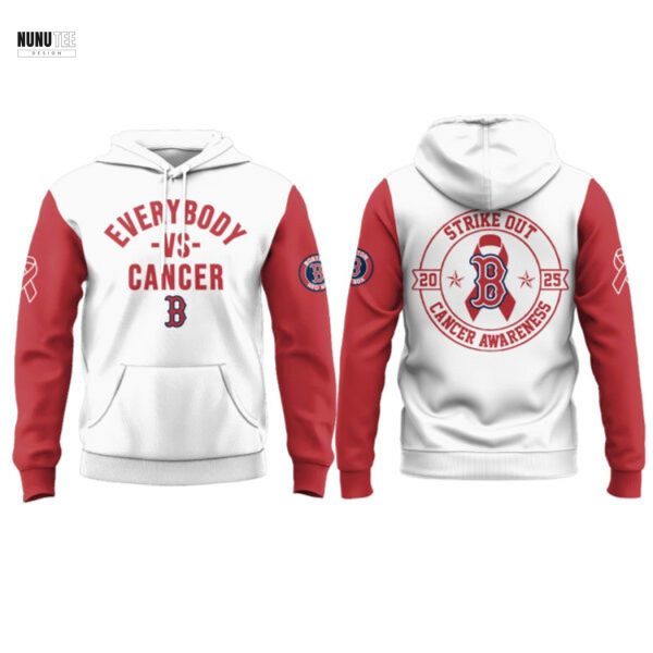 Boston Red Sox Everybody Vs Cancer Hoodie