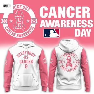Boston Red Sox Everybody Vs Cancer Hoodie – Pink