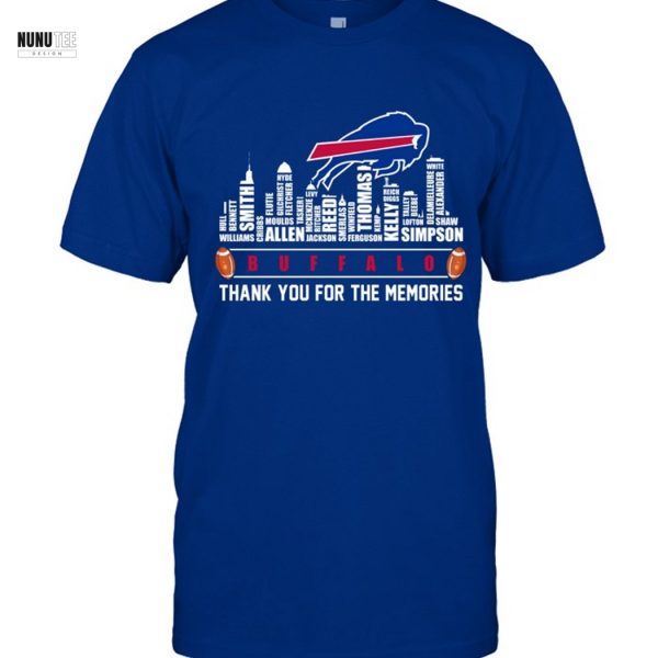 Buffalo Bills Thank You For The Memories Unisex T-Shirt