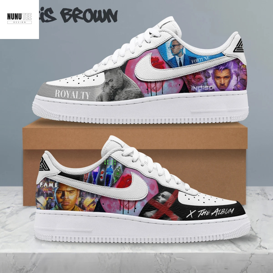Chris Brown Royalty X The Album Air Force Shoes Chris Brown Royalty X The Album Air Force Shoes