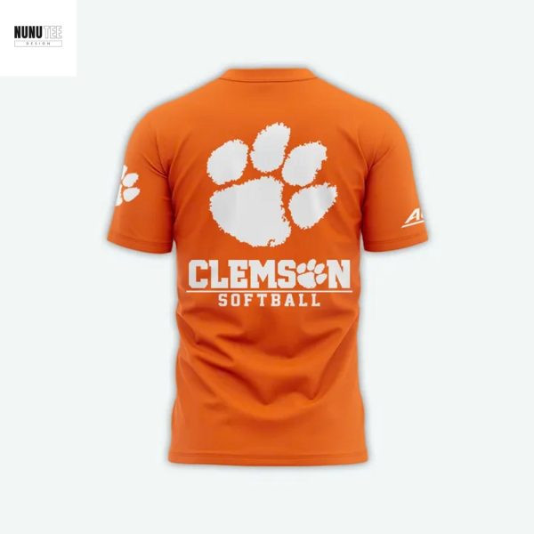 Clemson Tigers 2025 ACC Softball Conference Tournament Champions 3D T-Shirt