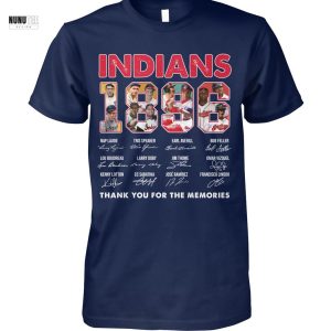 Cleveland Guardians 1896 Signature Thank You For The Memories Unisex T-Shirt