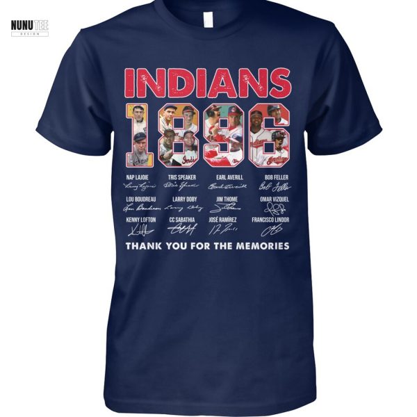 Cleveland Guardians 1896 Signature Thank You For The Memories Unisex T-Shirt