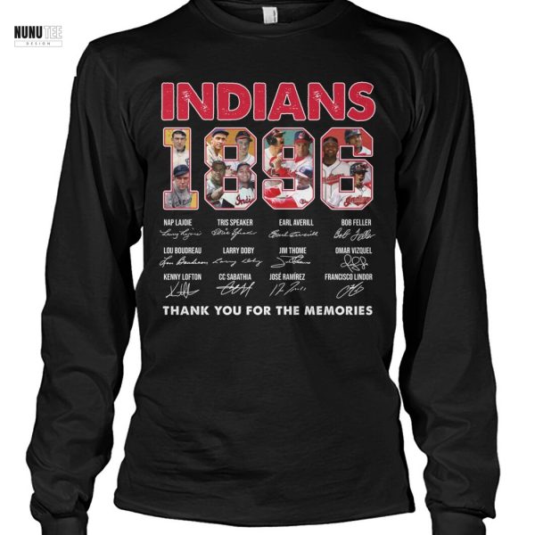 Cleveland Guardians 1896 Signature Thank You For The Memories Unisex T-Shirt