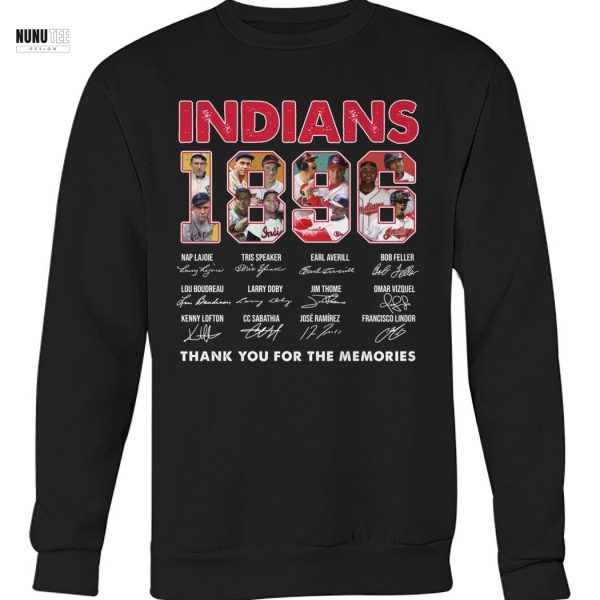Cleveland Guardians 1896 Signature Thank You For The Memories Unisex T-Shirt