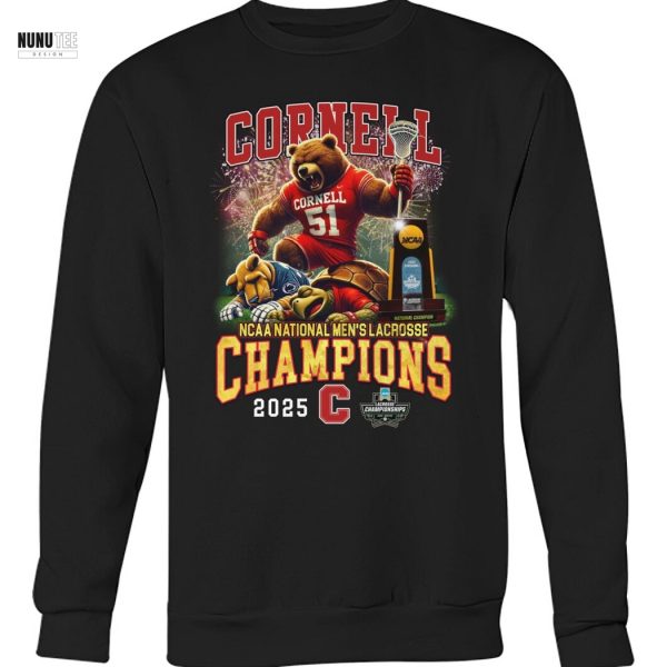 Cornell Big Red NCAA National Mens Lacrosse Champions 2025 Unisex T-Shirt