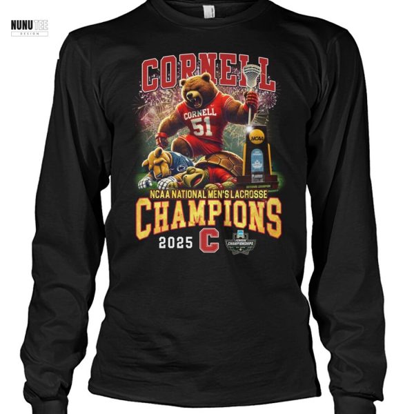 Cornell Big Red NCAA National Mens Lacrosse Champions 2025 Unisex T-Shirt