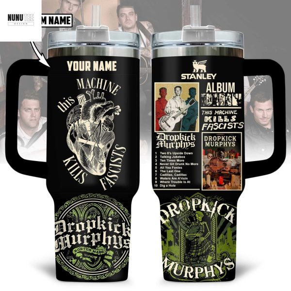 Dropkick Murphys This Machine Tumbler With Handle And Straw