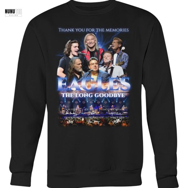 Eagles The Long Goodbye Signature Thank You For The Memories Unisex T-Shirt