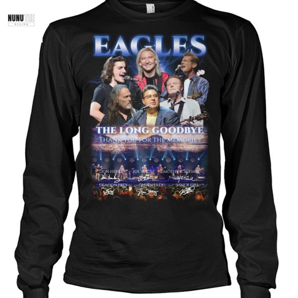 Eagles The Long Goodbye Thank You For The Memories Signature Unisex T-Shirt