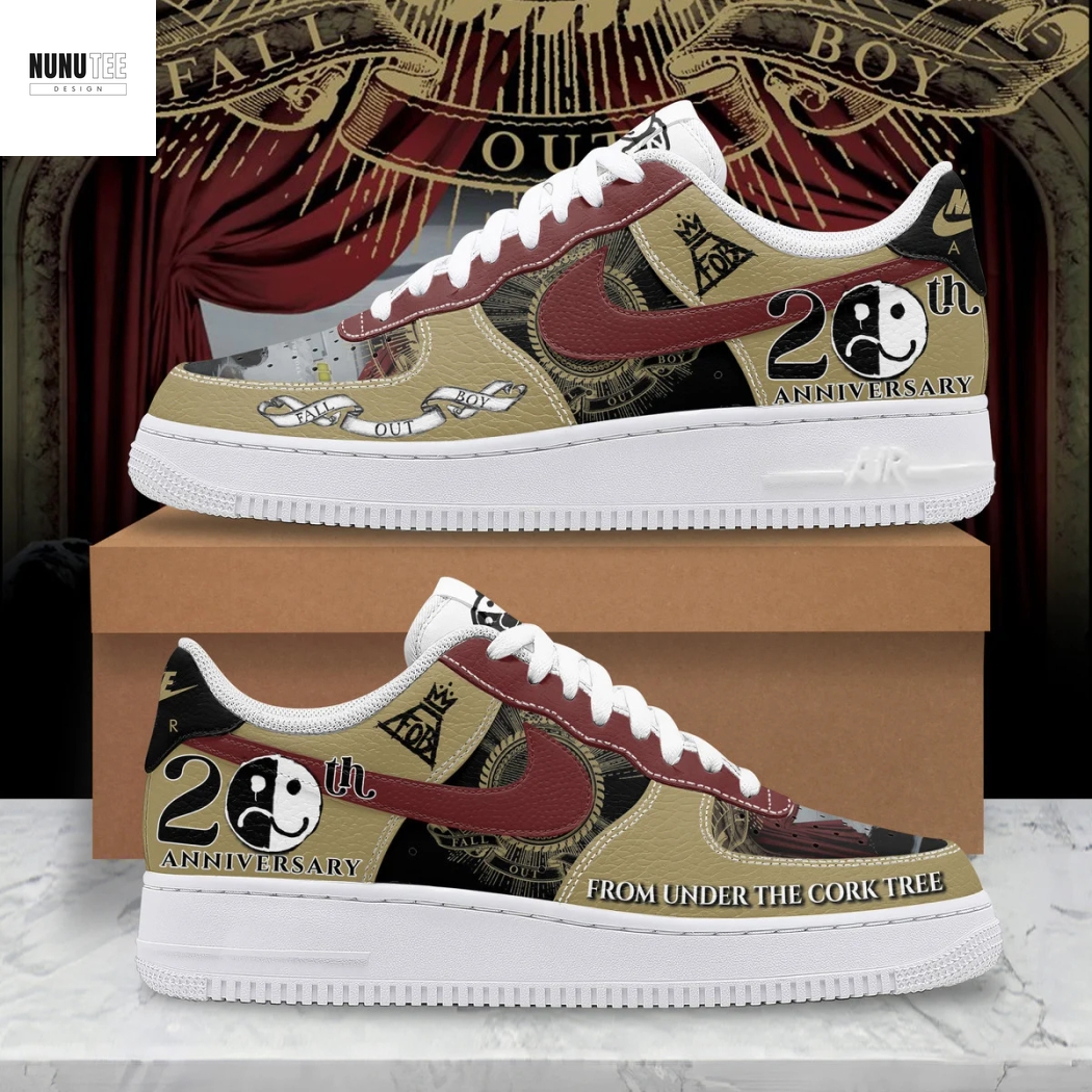 Fall Out Boy 20th Anniversary Air Force Shoes Fall Out Boy 20th Anniversary Air Force Shoes
