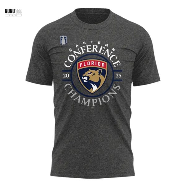 Florida Panthers 2025 Eastern Conference Champions 3D T-Shirt