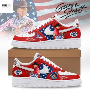 George Strait American Flag Air Force 1 Shoes