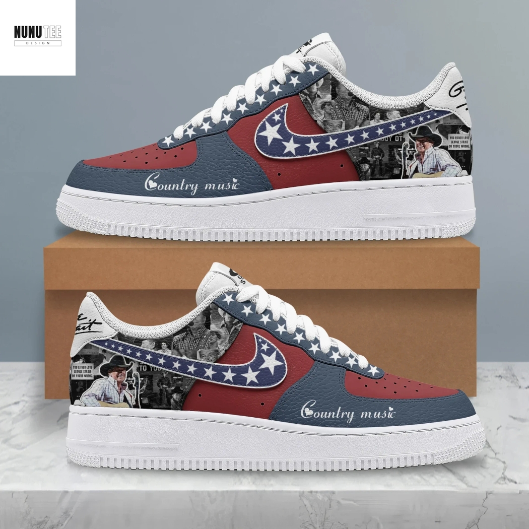 George Strait Country Music Air Force Shoes George Strait Country Music Air Force Shoes