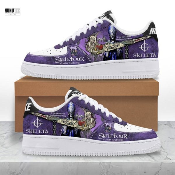 Ghost Skeleta World Tour 2025 Air Force 1 Shoes