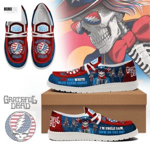 Grateful Dead Im Uncle Sam How Do You Do Hey Dude Shoes