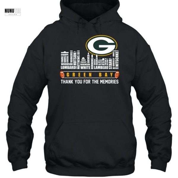 Green Bay Packers Thank You For The Memories Unisex T-Shirt