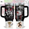 Personalized Deadpool Tumbler With Handle And Straw