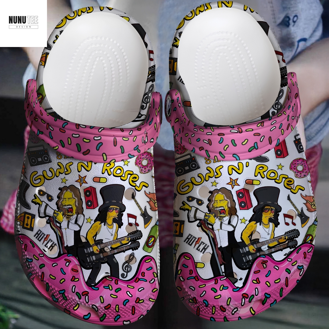 Guns N Roses Rock Band Crocs Guns N Roses Rock Band Crocs