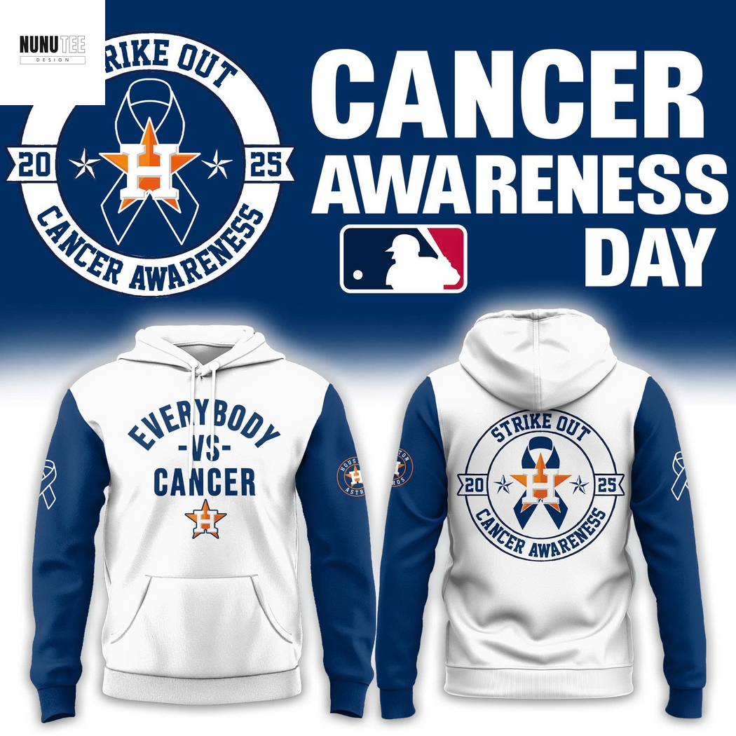 Houston Astros Everybody Vs Cancer Hoodie Houston Astros Everybody Vs Cancer Hoodie