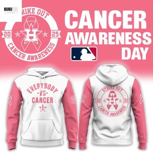 Houston Astros Everybody Vs Cancer Hoodie – Pink