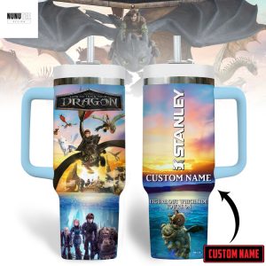 How To Train Your Dragon Figure Out Which Side You re On Tumbler With Handle And Straw