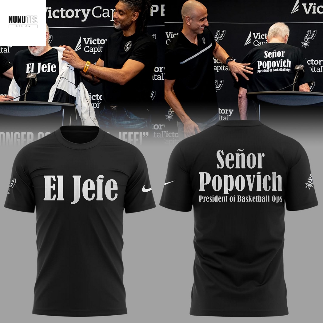 Im No Longer A Coach Im El Jefe - Gregg Popovich 3D T-Shirt Im No Longer A Coach Im El Jefe - Gregg Popovich 3D T-Shirt