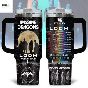 Imagine Dragons Loom World Tour Tumbler With Handle And Straw