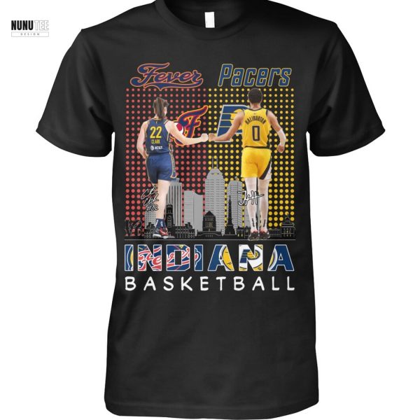 Indiana Fever x Indiana Pacers Basketball Signature Unisex T-Shirt