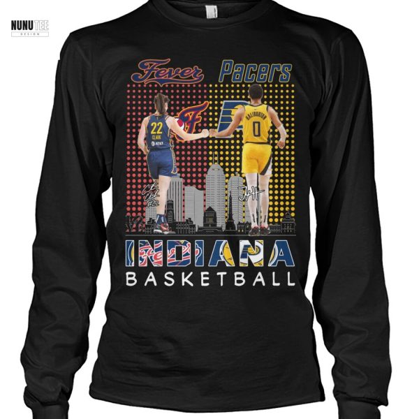 Indiana Fever x Indiana Pacers Basketball Signature Unisex T-Shirt
