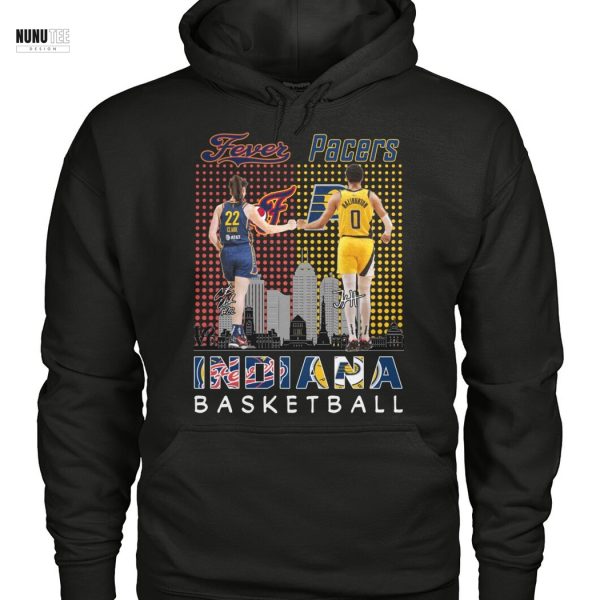 Indiana Fever x Indiana Pacers Basketball Signature Unisex T-Shirt