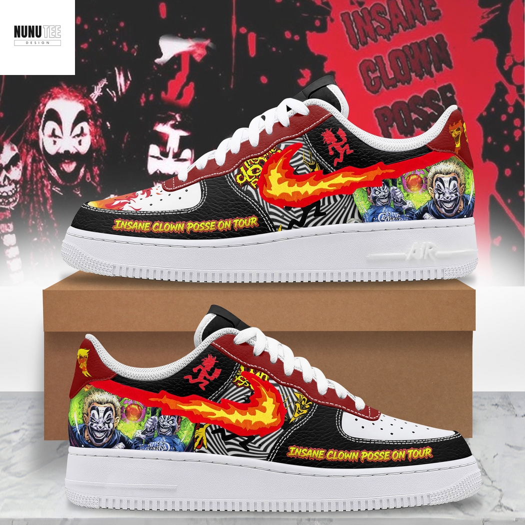 Insane Clown Posse On Tour Air Force Shoes Insane Clown Posse On Tour Air Force Shoes