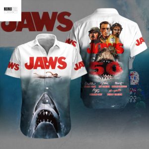 Jaws 50 Years Signature Hawaiian Shirt
