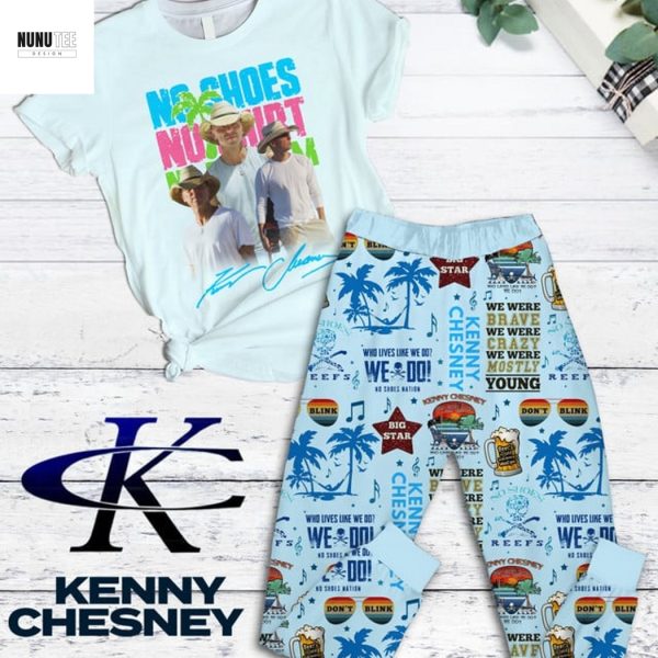 Kenny Chesney No Shoes No Shirt No Problem Signature Pajamas Set