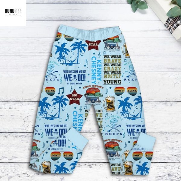 Kenny Chesney No Shoes No Shirt No Problem Signature Pajamas Set