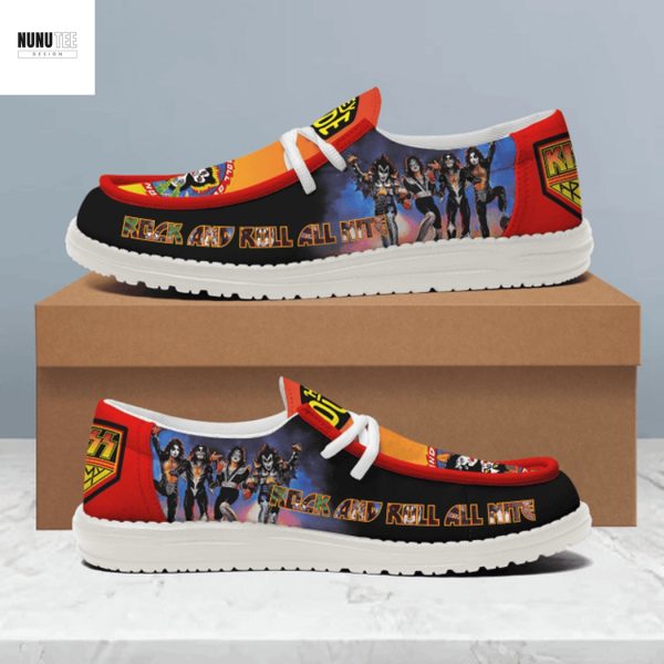 KISS Rock And Roll All Nite Hey Dude Shoes