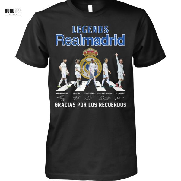 Legends Real Madrid Gracias Por Los Recuerdos Signature Unisex T-Shirt