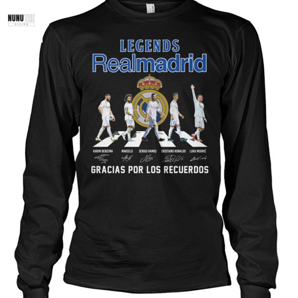 Legends Real Madrid Gracias Por Los Recuerdos Signature Unisex T-Shirt