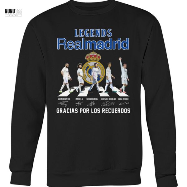 Legends Real Madrid Gracias Por Los Recuerdos Signature Unisex T-Shirt